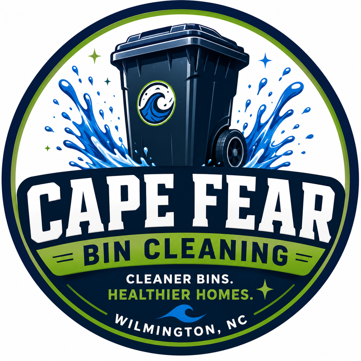 Cape Fear Bin Cleaning logo